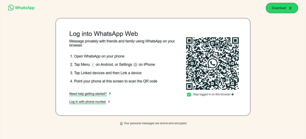 Menggunakan WhatsApp Web